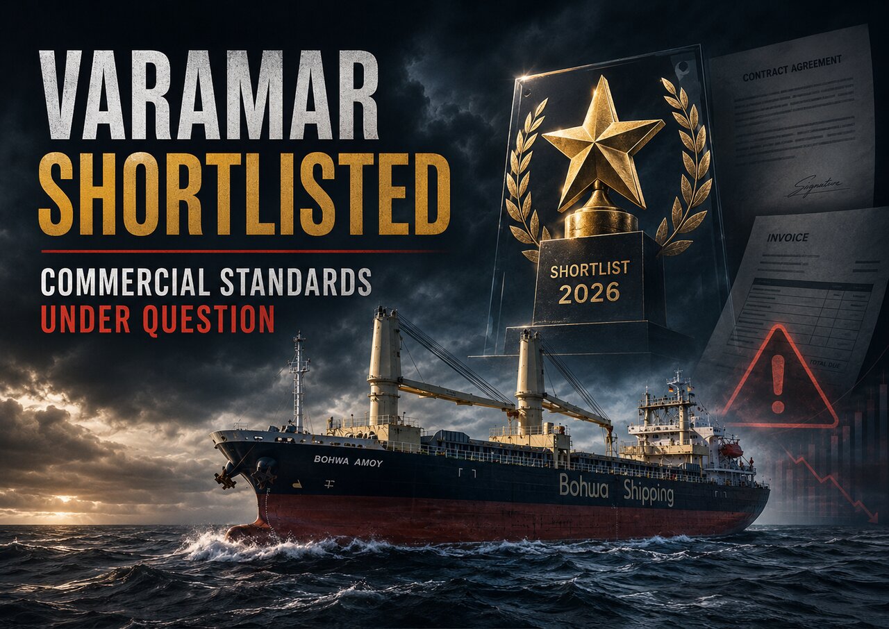 Александр Варваренко, Varamar Shipping, SHIPNEXT: номинация Heavy Lift Awards 2026 и неудобный вопрос о коммерческих стандартах